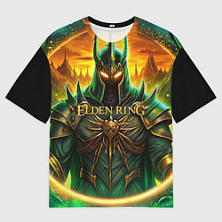 Мужская футболка оверсайз Elden Ring black knight