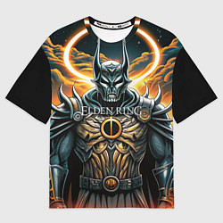 Футболка оверсайз мужская Elden Ring black knight, цвет: 3D-принт