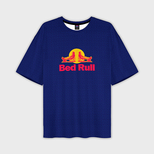 Мужская футболка оверсайз Bed Rull Карбон / 3D-принт – фото 1