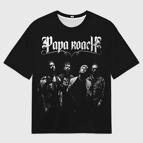 Мужская футболка оверсайз Папа - таракан / 3D-принт – фото 1