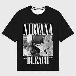 Футболка оверсайз мужская Nirvana first album, цвет: 3D-принт