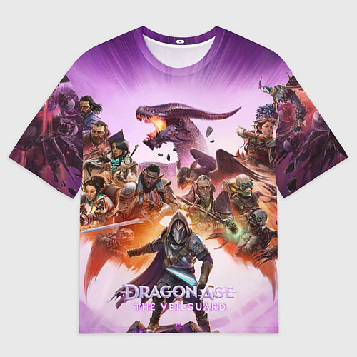 Мужская футболка оверсайз Герои Dragon age the veilguard / 3D-принт – фото 1