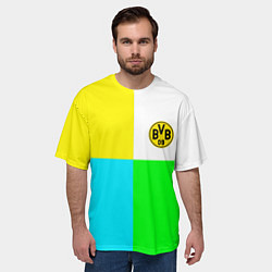 Футболка оверсайз мужская Borussia color cport, цвет: 3D-принт — фото 2