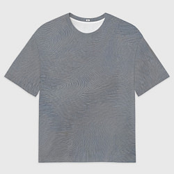 Футболка оверсайз мужская Отпечатки, цвет: 3D-принт