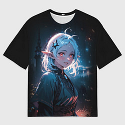 Мужская футболка оверсайз Сильфи - лунный свет - Mushoku tensei