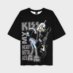 Мужская футболка оверсайз Bender - kiss