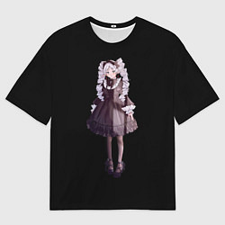 Мужская футболка оверсайз Горничная Фрирен