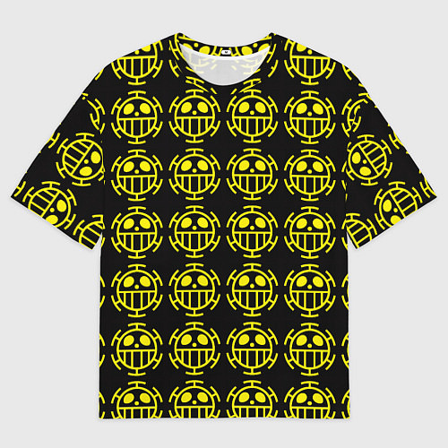 Мужская футболка оверсайз One piece pirate king pattern / 3D-принт – фото 1