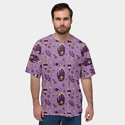 Футболка оверсайз мужская Знаки астрологии, цвет: 3D-принт — фото 2