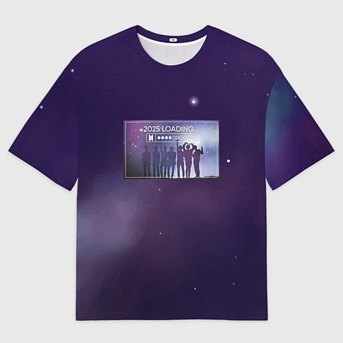 Мужская футболка оверсайз BTS 2025 камбэк / 3D-принт – фото 1