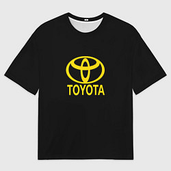 Мужская футболка оверсайз Toyota yellow