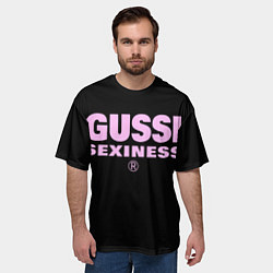 Футболка оверсайз мужская Гусси - сексуальность, цвет: 3D-принт — фото 2