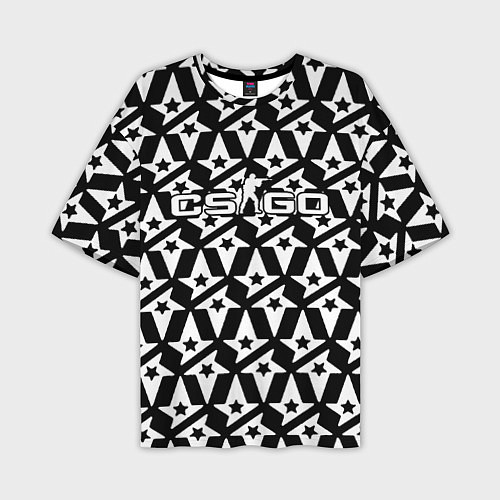 Мужская футболка оверсайз Контра астралис лого / 3D-принт – фото 1