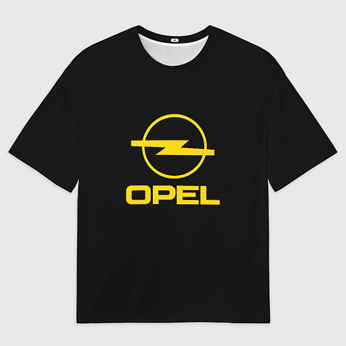 Мужская футболка оверсайз Opel yellow / 3D-принт – фото 1
