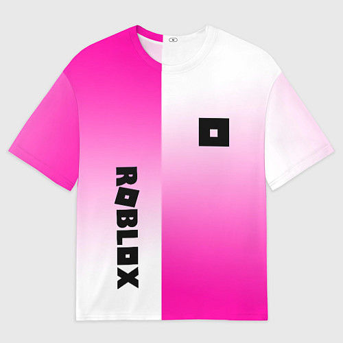 Мужская футболка оверсайз Roblox geometry gradient / 3D-принт – фото 1