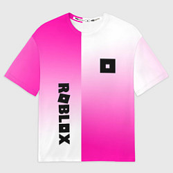 Мужская футболка оверсайз Roblox geometry gradient