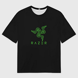 Мужская футболка оверсайз Razer logo brend