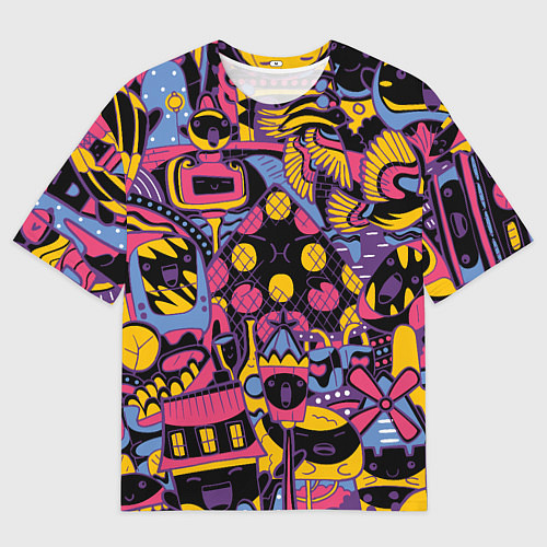 Мужская футболка оверсайз О Париж / 3D-принт – фото 1