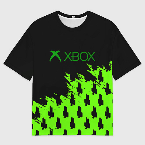 Мужская футболка оверсайз Billie Eilish x Xbox / 3D-принт – фото 1