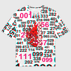 Футболка оверсайз мужская Samurai cyberpunk game, цвет: 3D-принт