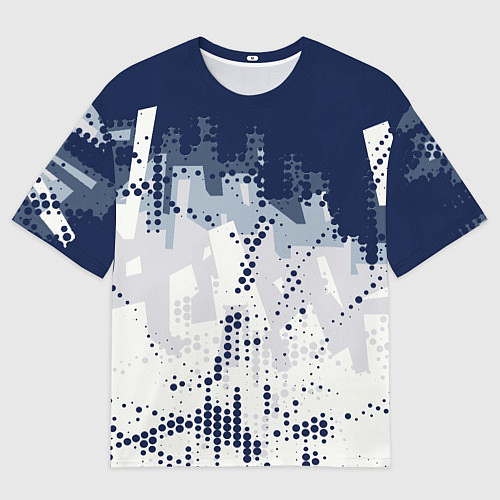 Мужская футболка оверсайз Яркий абстрактный узор для спорта / 3D-принт – фото 1