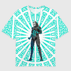 Футболка оверсайз мужская Кафка Хибино в форме кайдзю, цвет: 3D-принт