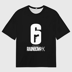 Футболка оверсайз мужская Rainbow six ubisoft game, цвет: 3D-принт