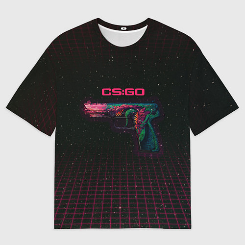 Мужская футболка оверсайз Five Seven скоростной зверь - CS:GO / 3D-принт – фото 1