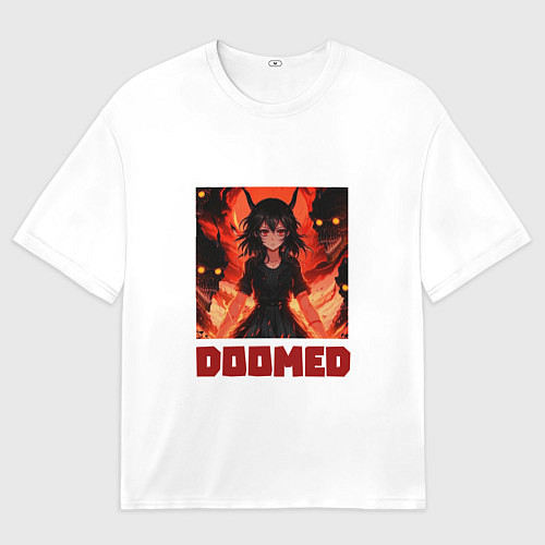 Мужская футболка оверсайз Kitaokas rage - Doomed / 3D-принт – фото 1