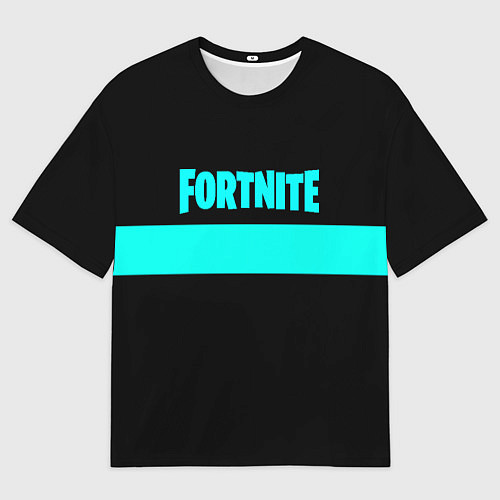 Мужская футболка оверсайз Fortnite line / 3D-принт – фото 1