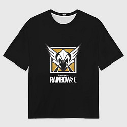 Мужская футболка оверсайз Радуга юбисофт