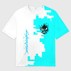 Футболка оверсайз мужская Cyberpunk 2077 gamer, цвет: 3D-принт