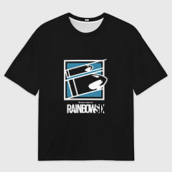 Мужская футболка оверсайз Том Кленси радуга