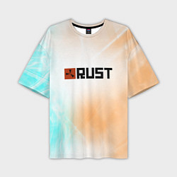 Мужская футболка оверсайз RUST gradient