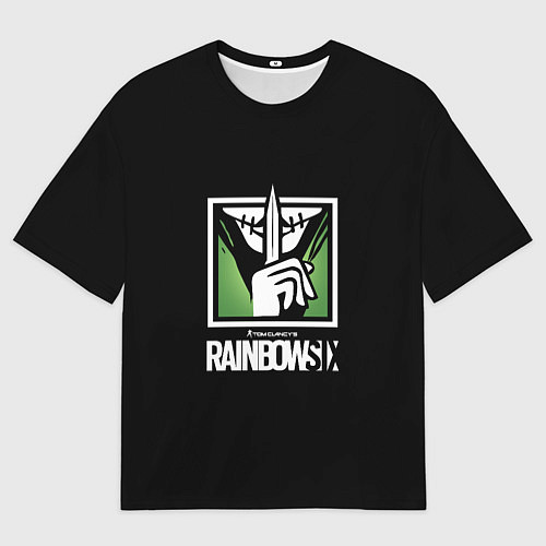 Мужская футболка оверсайз Rainbow six шутер онлайн / 3D-принт – фото 1