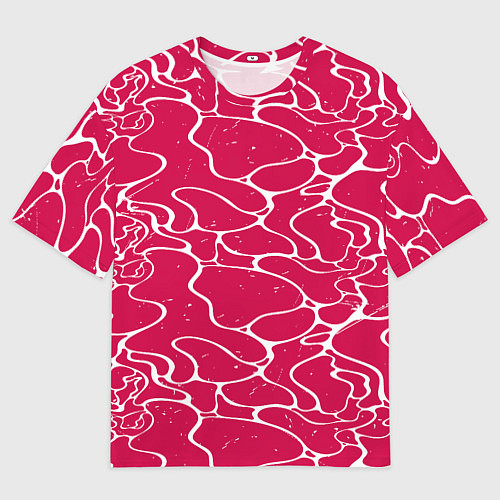 Мужская футболка оверсайз Яркий абстрактный паттерн для спорта / 3D-принт – фото 1