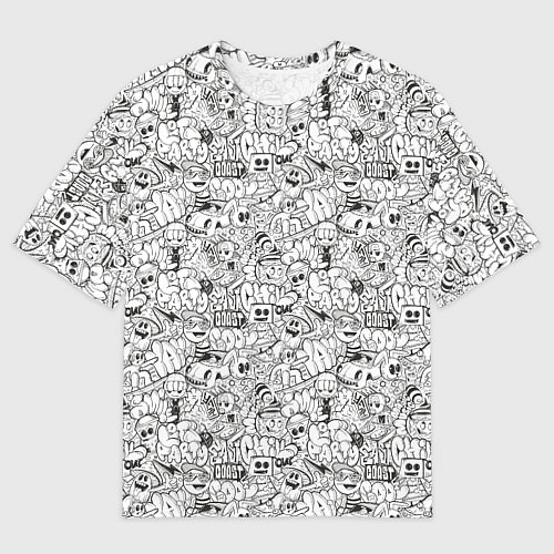 Мужская футболка оверсайз Расслабься и веселись / 3D-принт – фото 1