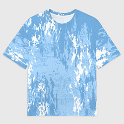 Футболка оверсайз мужская Абстракция волн прибоя, цвет: 3D-принт