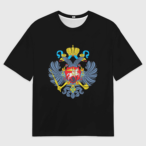 Мужская футболка оверсайз Имперский двуглавый герб / 3D-принт – фото 1