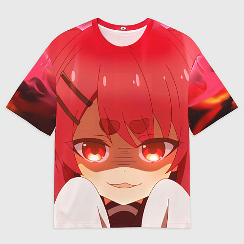 Мужская футболка оверсайз Моя подруга олениха Нокотан Нэко Нэкоямада / 3D-принт – фото 1