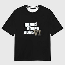 Футболка оверсайз мужская GTA 6 game, цвет: 3D-принт
