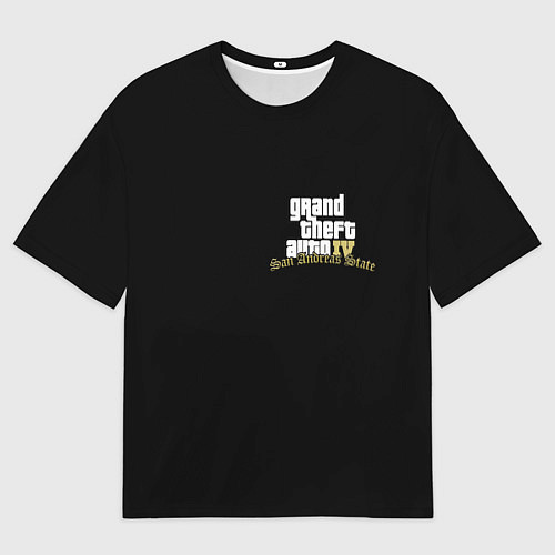 Мужская футболка оверсайз GTA 6 logo game / 3D-принт – фото 1