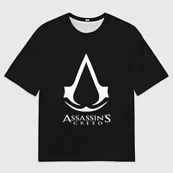 Мужская футболка оверсайз Assassins Creed logo game