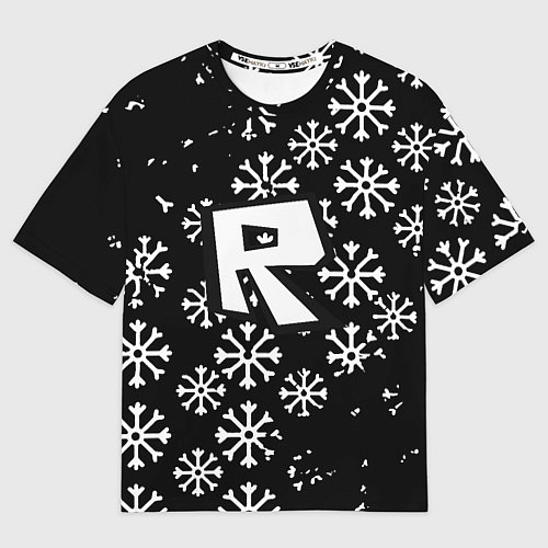 Мужская футболка оверсайз Roblox winter / 3D-принт – фото 1