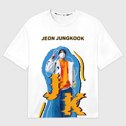 Футболка оверсайз мужская BTS Jeon Jungkook, цвет: 3D-принт