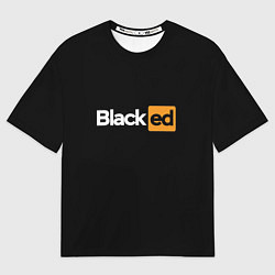 Мужская футболка оверсайз Blacked