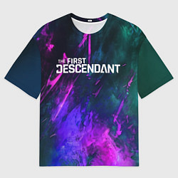 Мужская футболка оверсайз Texture - The First Descendant
