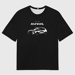 Футболка оверсайз мужская One love Haval чёрный, цвет: 3D-принт