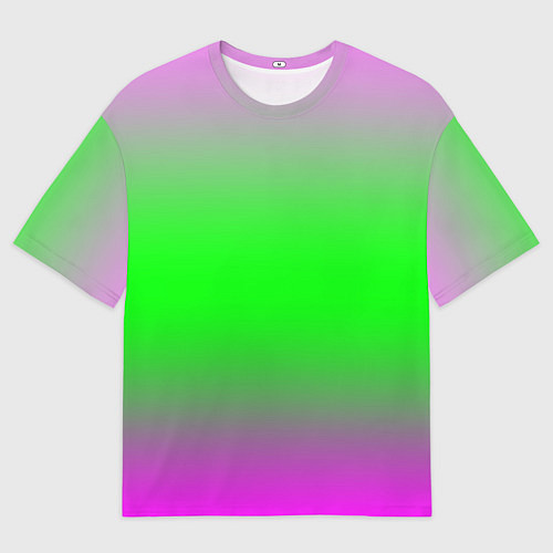 Мужская футболка оверсайз Градиент текстура / 3D-принт – фото 1