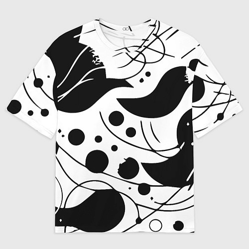 Мужская футболка оверсайз Fashion abstraction - ai art fantasy / 3D-принт – фото 1